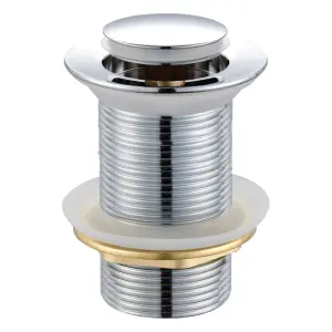 Pulse Waste Basin Unslotted Pop-Up Cp 32Mm image