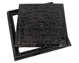 Manhole Cover & Frame 450X450Mm L/D image