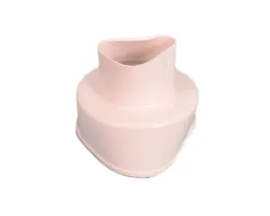 Flush Pipe Connector Rubber Cone Wht image