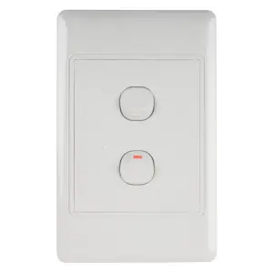 Nexus Light Switch With Cover 16Amp 4X2 1Way 2L image
