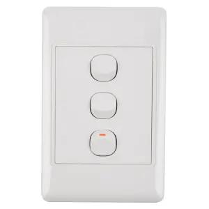 Nexus Light Switch With Cover 16Amp 4X2 1Way 3L image