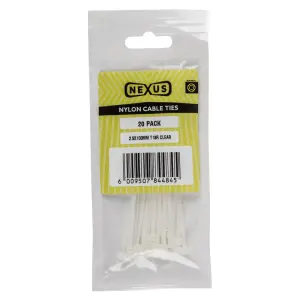 Nexus Cable Ties T30R 3.6Mmx150Mm White 100 Pack image