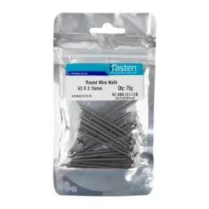Ifasten Nail Wire Round 63Mmx3.15Mm 75G Pp image