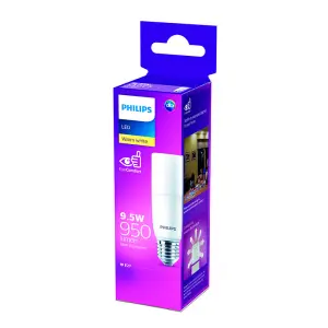 Philips Globe Ledstick 9.5W Screw 30K W/White image