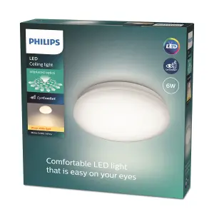 Philips Ceiling Light Round 6W 40K Cool White image