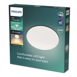 Philips Ceiling Light Round 36W 27K W/W Moire image