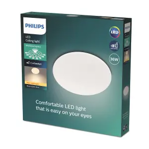 Philips Ceiling Light Round 36W Cw Moire image