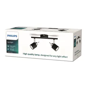 Philips Spotlight Tube Black 2X35W Downlighter image