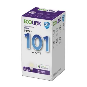 Ecolink Globe Led 14W Pin Type Warm White image