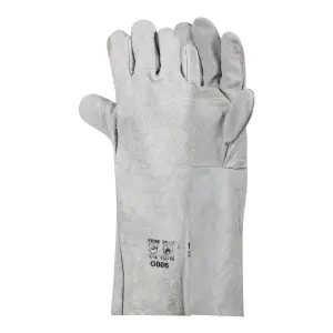 Pioneer Glove Chrome Leather Double Palm 8 Inch image