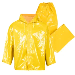 Pioneer Rain Suit Hydro Prem H/D Pvc Yellow Med image