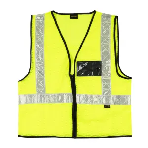 Pioneer Reflective Vest Zip Id Pouch Lime Small image
