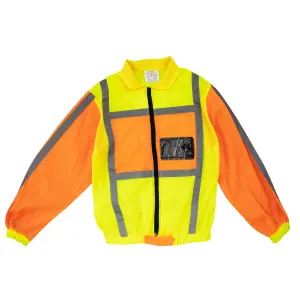 Pioneer Jacket Lime Orange Reflect Long Sleeve Lrg image