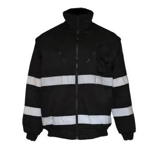 Pioneer Jacket Bunny Zip Off Sleeve Black Large image