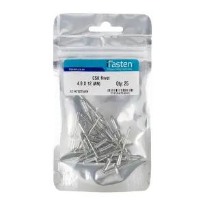 Ifasten Rivet Csk 4.0Mmx12Mm 25 Pp image