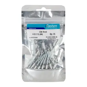 Ifasten Rivet Csk 4.8Mmx15Mm 25 Pp image