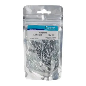 Ifasten Rivet Dome 4.0Mmx8Mm 100 Pp image