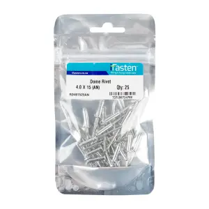 Ifasten Rivet Dome 4.0Mmx15Mm 25 Pp image