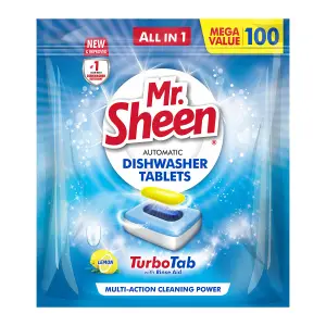Mr Sheen Dishwasher Automatic Tablets Lemon 100P image