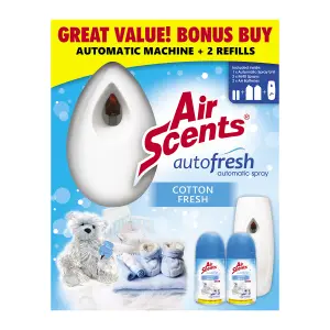 Air Scents Automatic Machine Inc 2 X Cott Fres 250Ml image
