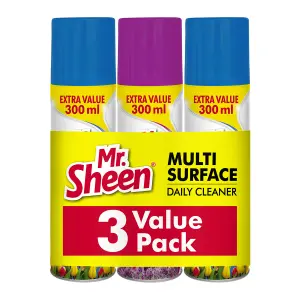 Mr Sheen Multi Surface Furniture Clean 3 Pack 300Ml image