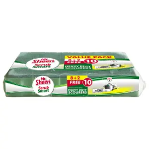 Mr Sheen Srub Smart Scourer 8+2 Value Pack image