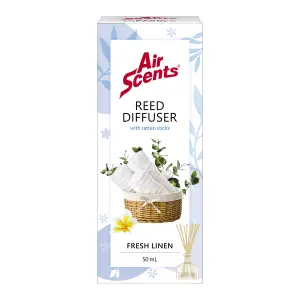 Air Scents Reed Diffuser Fresh Linen 50Ml image