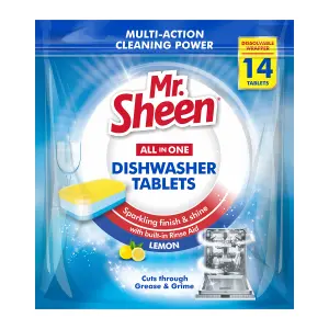 Mr Sheen Dishwasher Automatic Tablets Lemon 14Pc image
