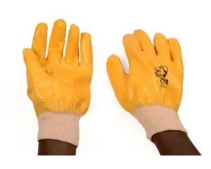 Skudo Gloves Fully Dipped Knitted Wrist image