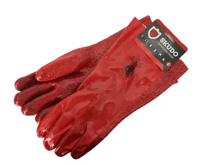 Skudo Gloves Heavy Duty Rough Palm Elbow Length image