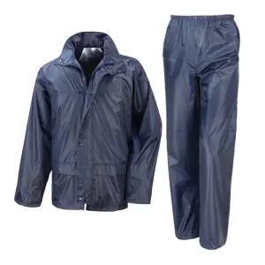 Skudo Elite Rain Suit 2Piece Rubberised Navy Mediu image
