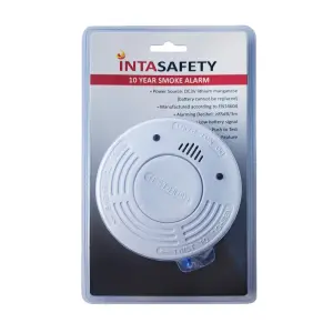 Inta Smoke Detector Long Life With Lithium Battery image