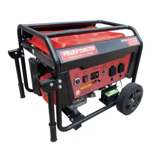 Powermaster Generator 7.5Kva Petrol Push Button St image