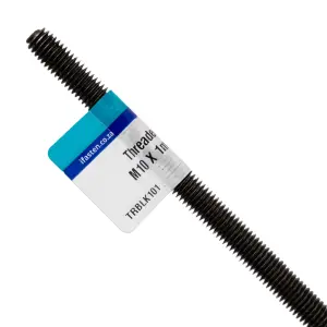 Ifasten Threaded Rod M12 Black 12Mm X 1000Mm image