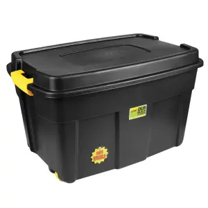 Addis Storage Box Plastic 110L With Wheels image