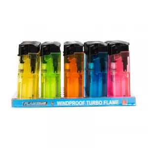 Africa Flame Gas Lighter Electronic Windproof 25 P image