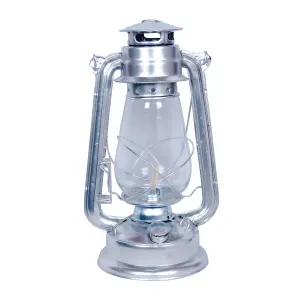 Kerosene Lantern Silver 31Cm Height image