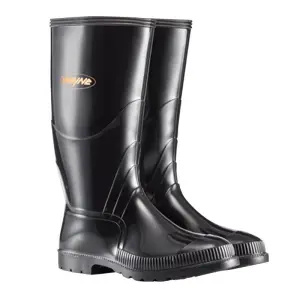 Wayne Gumboots Mens Knee L Black Size 5 image