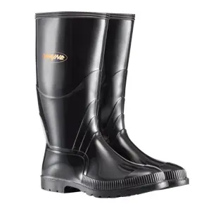 Wayne Gumboots Mens Knee L Black Size 7 image
