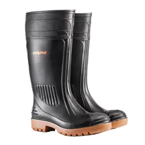 Wayne Gumboot Egoli Stc Knee L Blk/T Size 5 image