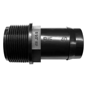 Vetplast Insert Male Adaptor 40Mm X 1 1/2 In. image