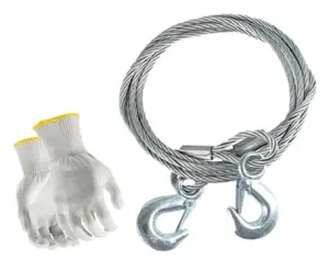 Car Towing Rope-Silver-10Mm X 4M 5000Kg Capacity image