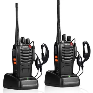 Baofeng Bf-888S (High Quality) Uhf 400-470Mhz Walkie Talkie 2 Way Radios image