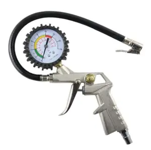 Tire Inflator With Pressure Gauge image