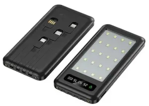 10000Mah Power Bank With Camping Light image