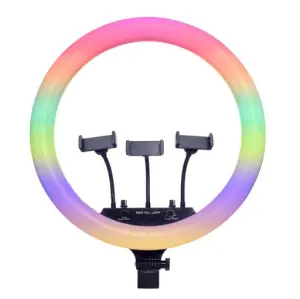 Rgb Led 18 Inch Ring Fill Light/3Phone Holders/Remote image