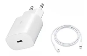 20W Pd Fast Charger And Cable For Iphone image