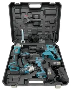 Multi-Function Power Tool Set Combination- Chargeable Cordless Drill image