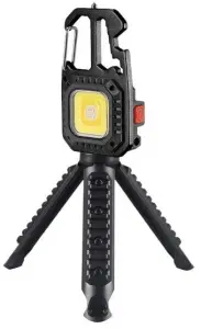 Rechargeable Keychain Light With Stand - Black image